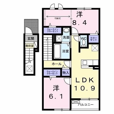 モルト・フェリーチェBの物件間取画像
